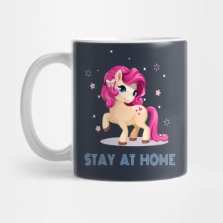 Unicorn Stay At Home Mug